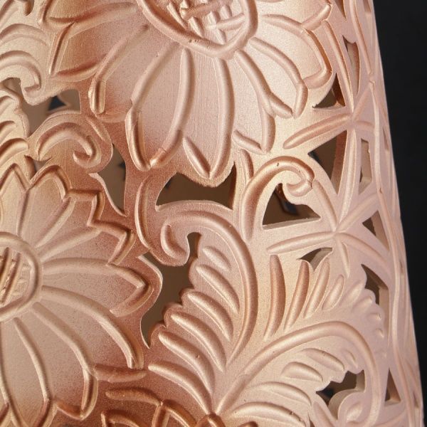 Ваза керамическая бежевая Резка напольная 68 см Наша Кераміка