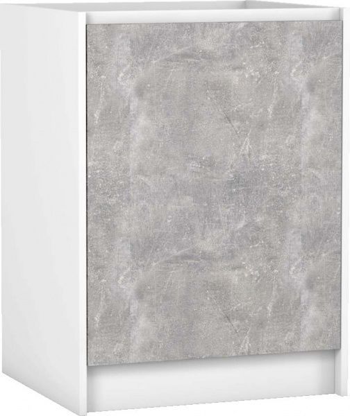 Тумба нижняя под мойку МС Идея Лофт НМУ 60/82/525 универсальная бетон Грейд