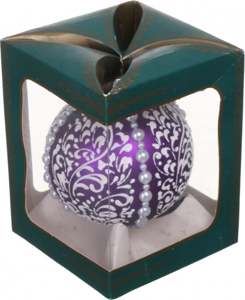 Шар декоративный Элит d 80 мм в ассортименте