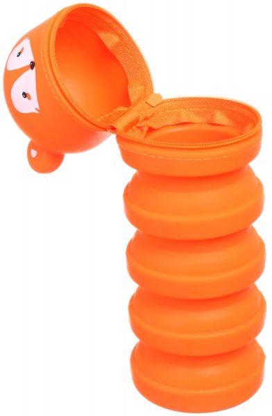 Пенал-тубус Лисичка 11х6,5/19х6,5 см помаранчевий