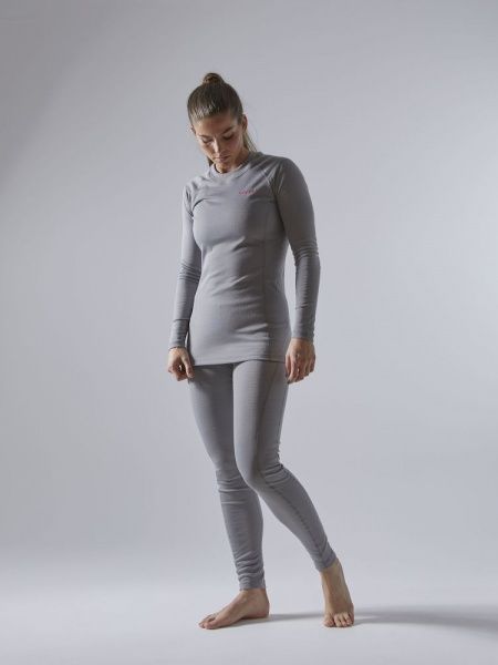 Комплект термобелья Craft CORE WARM BASELAYER SET W 1909708-935000 L серый