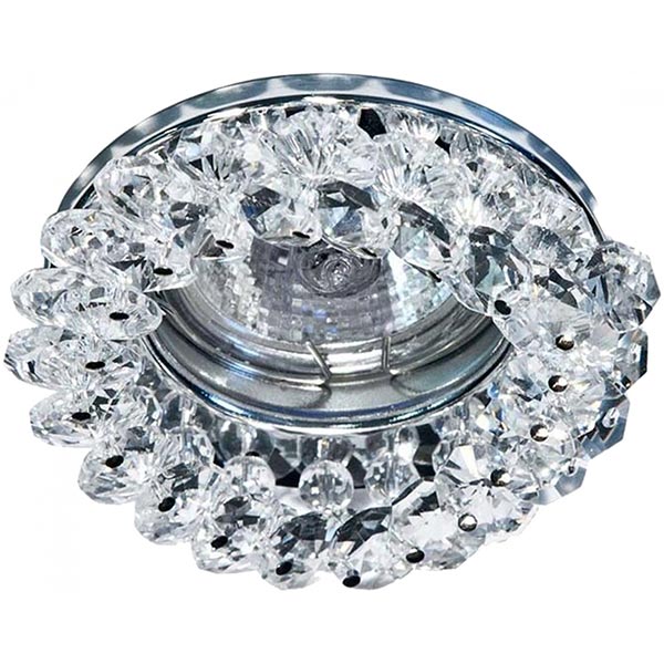 Світильник Feron CD4141 G5.3 прозорий-хром