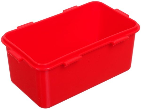 Контейнер Фиеста 650 мл прямоугольный красный Алеана