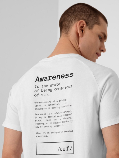 Футболка Outhorn HOZ21-TSM615-10S р.S білий