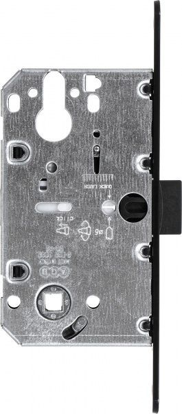 Дверний замок міжкімнатний AGB Mediana Evolution B011035093 чорний