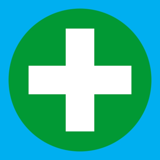 Наліпка Знак пізнавальний Лікар 140 мм