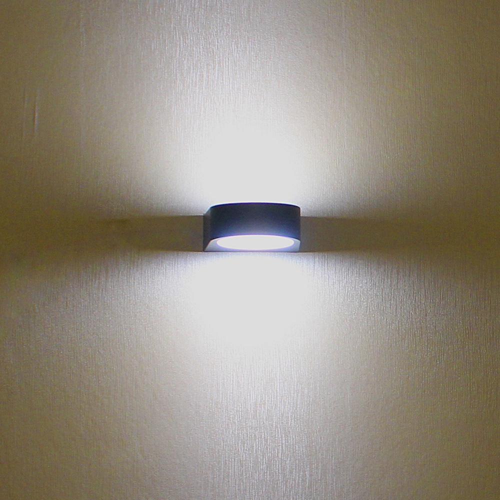 Светильник уличный настенный Maxus 15 Вт матовый черный 1-MWL-15W-BG