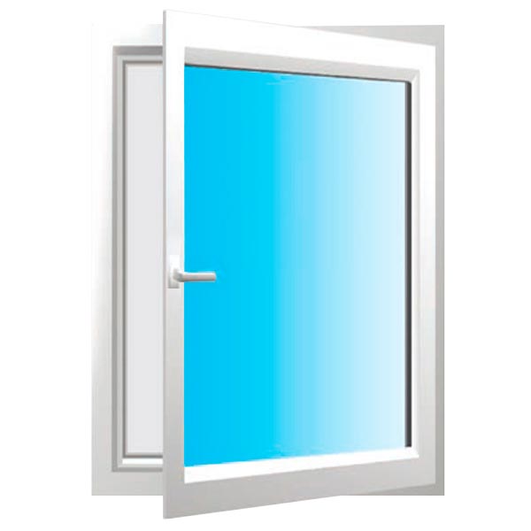 Вікно одностулкове поворотно-відкидне Вікнаград 800х1000 мм