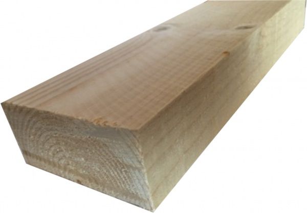 Брус ЦБМ Осмолода цільна конструкція 50х100х2000 мм смерека