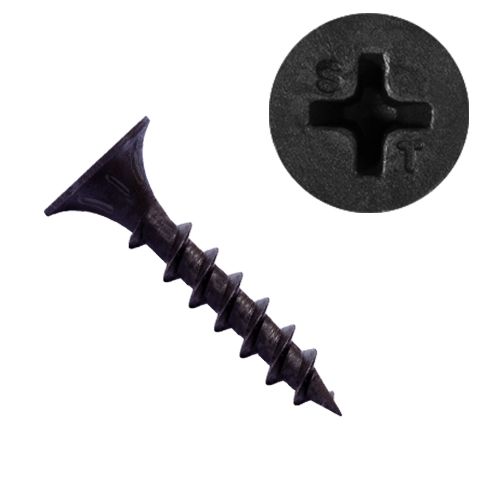 Саморез по металлу 3,5x25 мм 50 шт фосфатированный черный Expert Fix