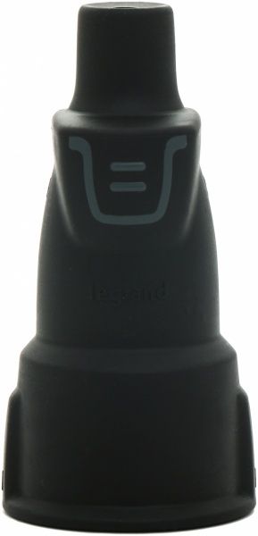 Розетка переносная Legrand 16 А 250 В с заземлением резина черный