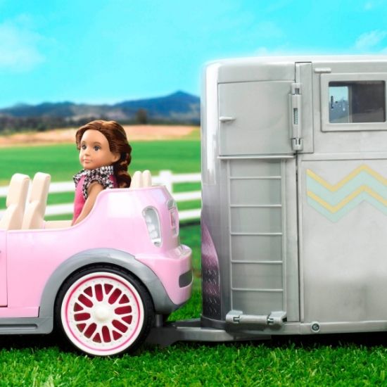 Кукольный домик-конюшня Lori Трейлер для лошади LO37020Z