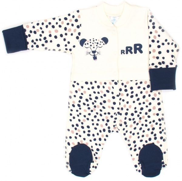 Человечек Baby Veres Leo р.56 молочно-синій 