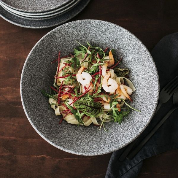 Тарілка для пасти 27 см світло-сіра глянсова G1X1927 Granit G.Benedikt