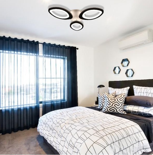 Светильник светодиодный ARDERO белый с черным 5000 К AL6153ARD 38W SOFI