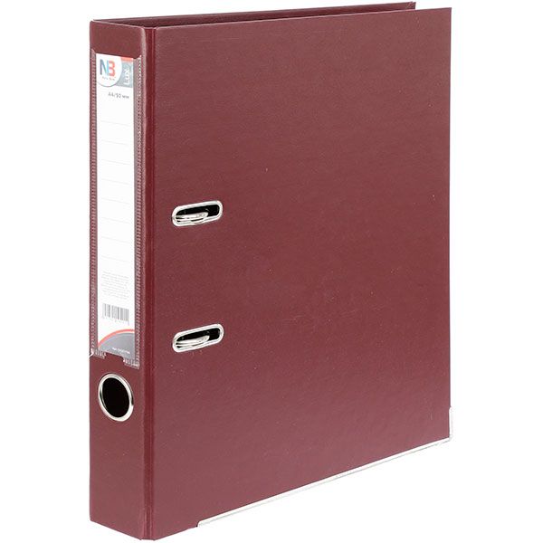 Папка-реєстратор CLASSIC бордова двостороння А4 50 мм. Nota Bene