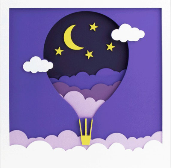 Набор для рисования картина 3D Воздушный шар (N0003511) 30х30 см Rosa Talent 