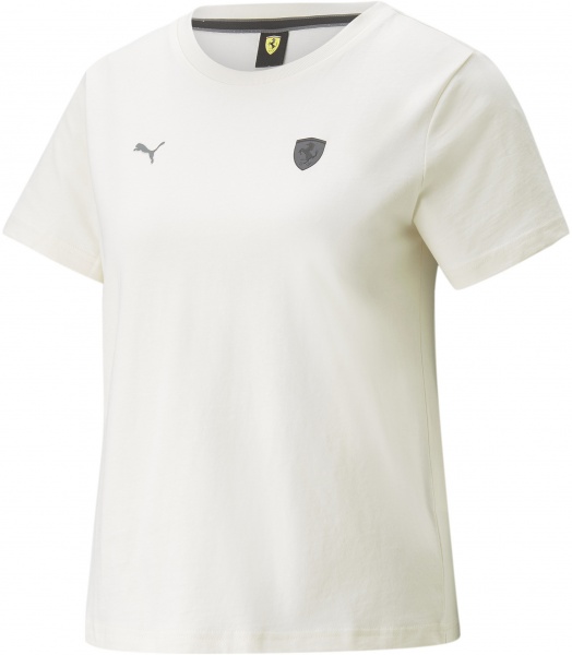 Футболка Puma Ferrari Style Wmn Shield Tee 59989255 р.M білий