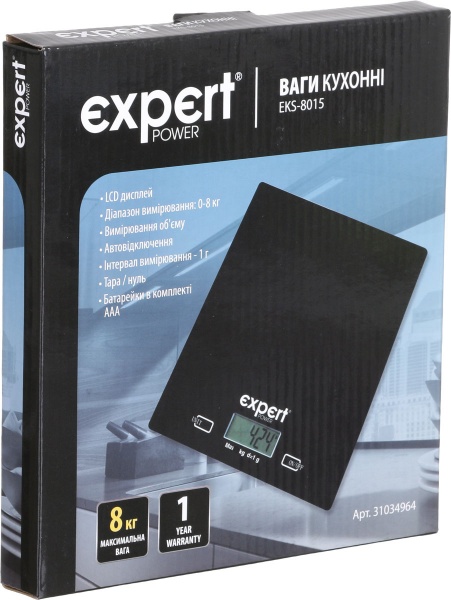 Весы кухонные Expert EKS-8015 2231053799018 