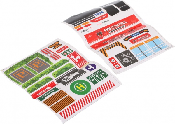 Ігровий набір Shantou Пожежна машина-паркінг зі звуковими ефектами OTB0581789