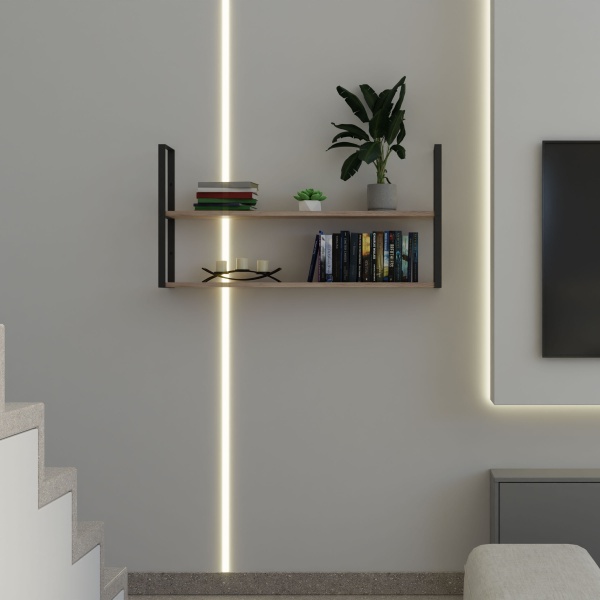 Кронштейн для полок Valore Прямоугольник двойной Loft SB-DR-21