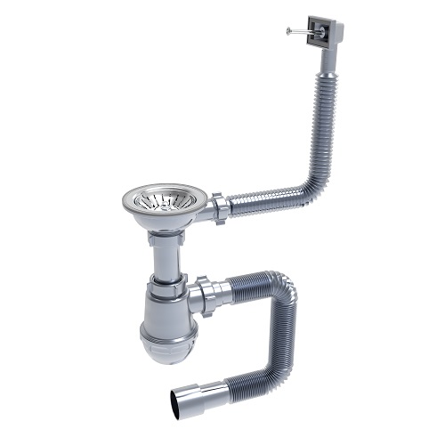 Сифон для кухонної мийки Water House «Лотос-Мийка BIG 