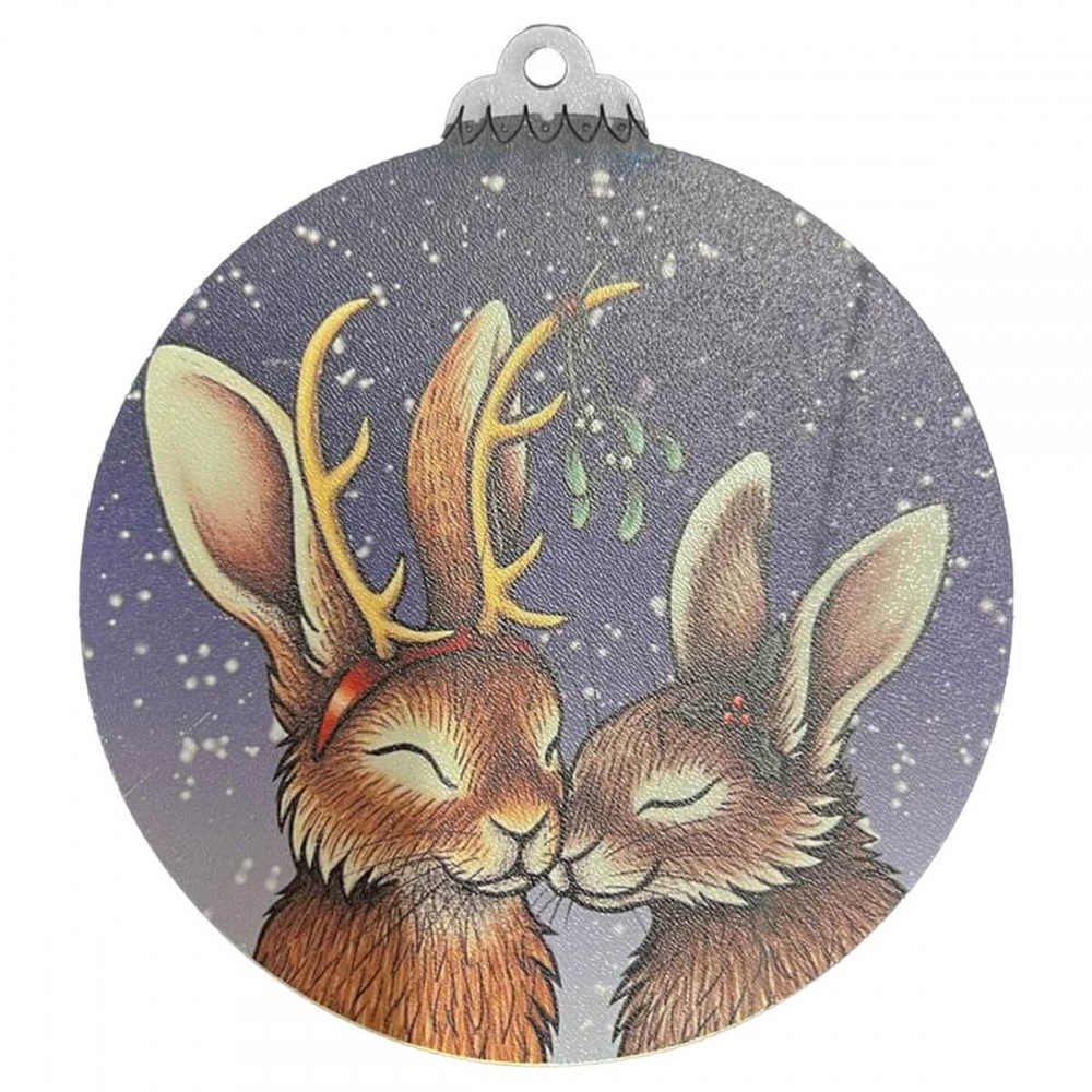 Подвеска MIS LT Фигурка деревянная односторонняя 10 см в ассортименте