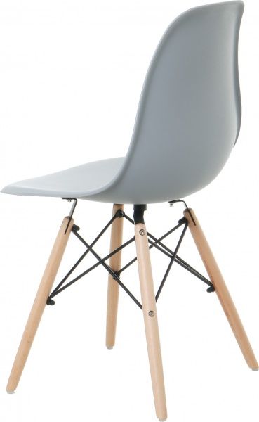 Стілець обідній Style 530x465x830 мм Grey коричневий/сірий