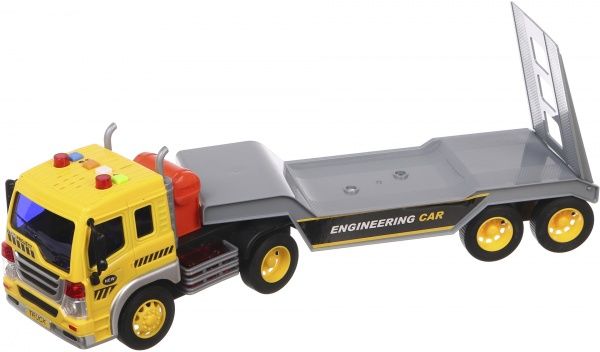 Екскаватор Shantou з тягачем і платформою 1:16