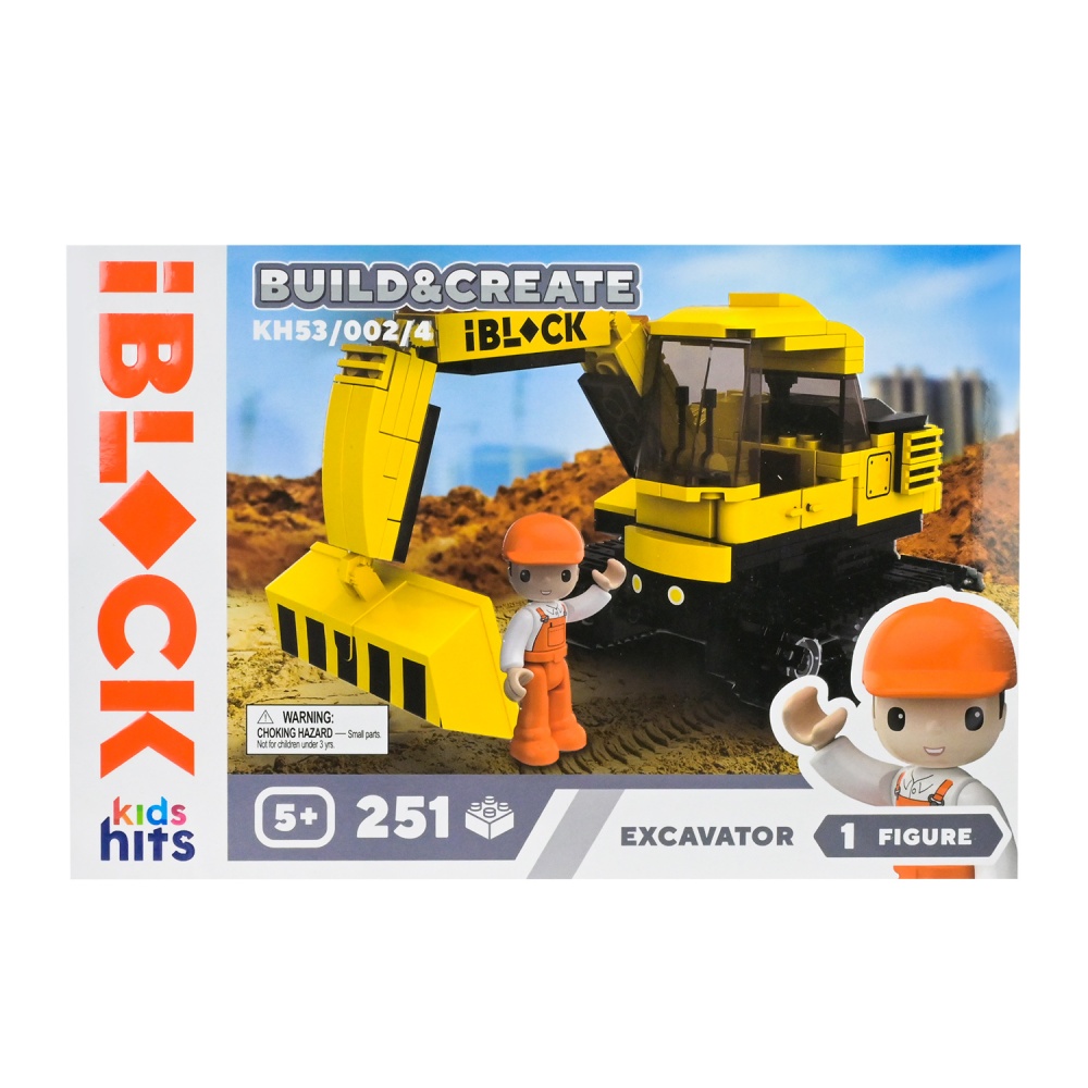 Конструктор Shantou IBLOCK JUNIOR 251 дет. KH53/002/4