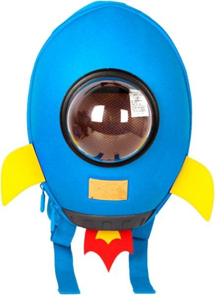 Рюкзак дитячий Supercute Ракета блакитний SF038-c