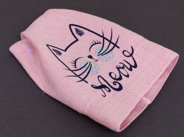 Шапочка детская для девочки Luna Kids р.48-50 светло-розовый 2283 