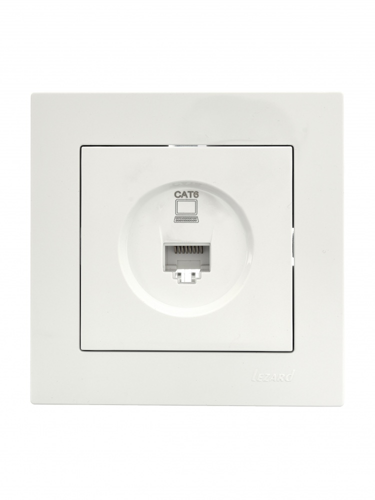 Рамка одномісна Lezard Vesna білий 742-0200-146