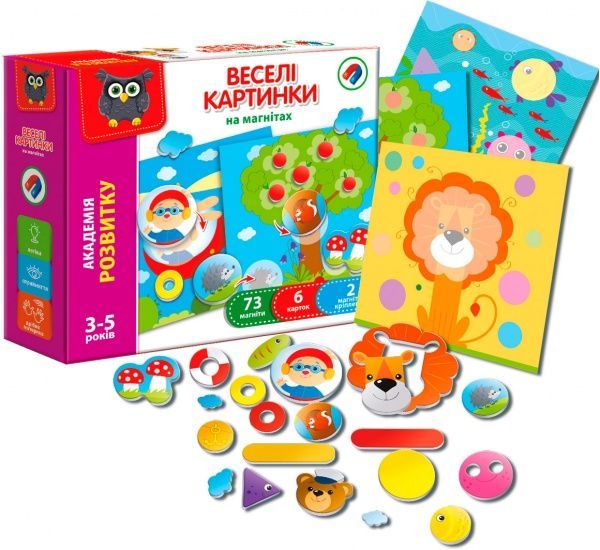 Гра настільна Vladi Toys магнітна Веселі картинки VT5422-06