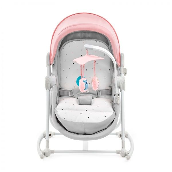 Шезлонг Kinderkraft гойдалка 5 в 1 Unimo рожевий KKBUNIMPNK0000