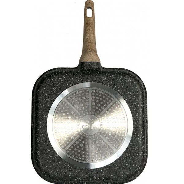 Сковорода-гриль Kohen Pure Stone Grill 28х28 см (KN78828)
