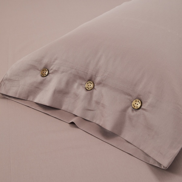 Комплект постельного белья Solid 2 однотонный бежевый La Nuit 