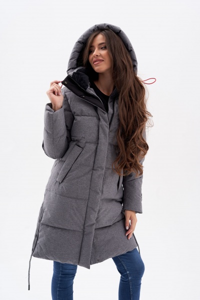 Куртка жіноча Avecs AV-70461/2 р.50 сірий
