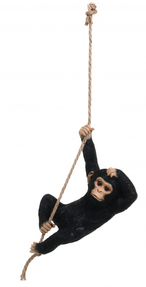 Фигурка декоративная Обезьянка темная 26х16х34 см MG3255500