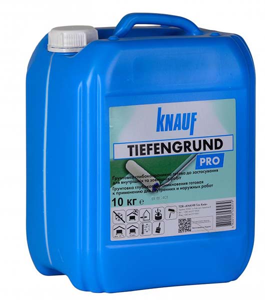 Ґрунтовка глибокопроникна Knauf Tiefengrund 10 кг