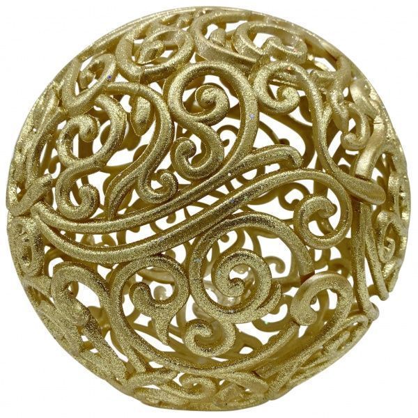 Куля ажурна MISLT d20 см BALL200-3 золото