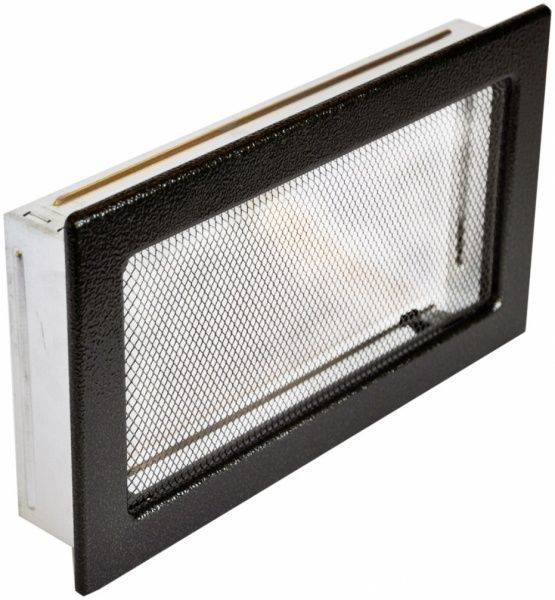 Решетка каминная  4FIRE 17х30 антик золото