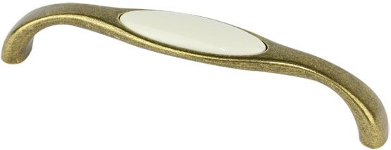 Мебельная ручка 11800 128 мм античная бронза Ferro Fiori CR 9010.128.C