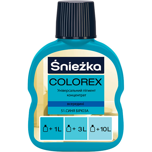 Пігмент Sniezka Colorex бірюзово-синій 100 мл