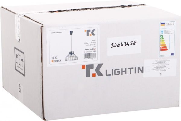 Подвес TK Lighting Blanca 1xE27 черный 1872 