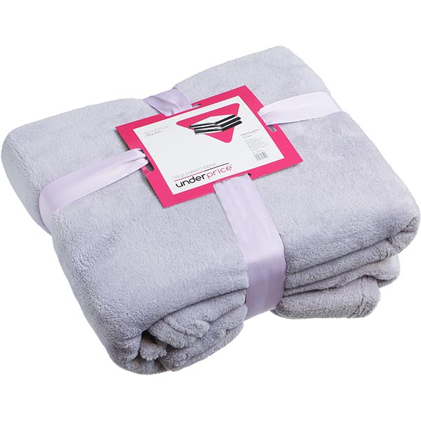 Плед мікрофібра Underprice Бузок 160x200 см