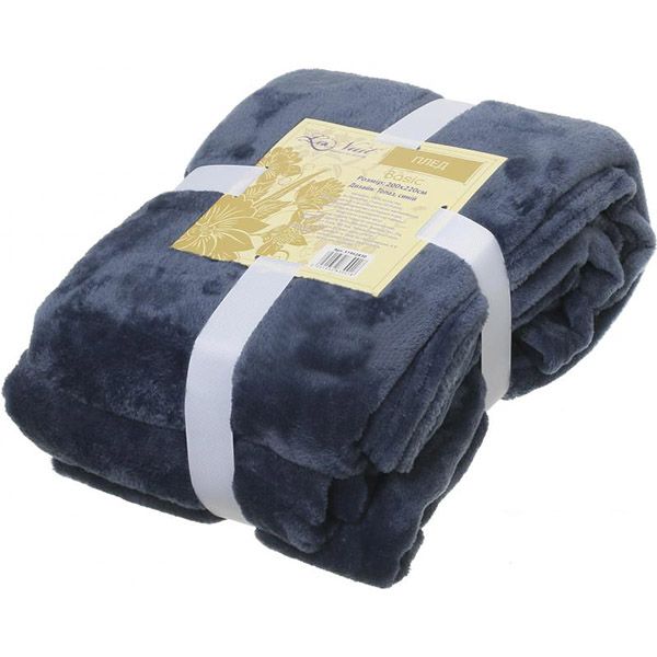 Плед La Nuit Basic Топаз 200x220 см синий