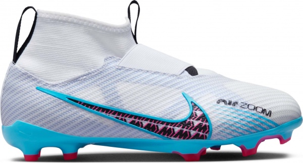 Бутсы Nike JR ZOOM SUPERFLY 9 PRO FG DJ5606-146 р.35 белый