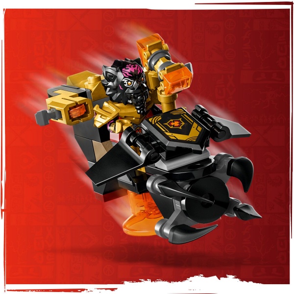 Конструктор LEGO NINJAGO Вулканічний Дракон, що трансформує Хітвейва 71793