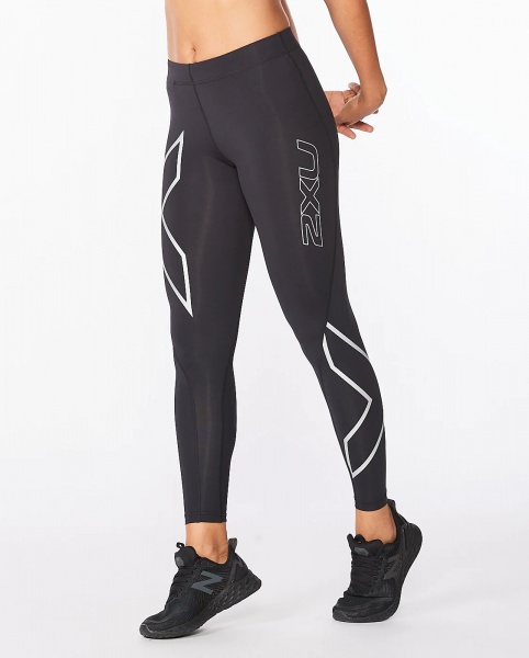 Лосины 2XU Core Compression Tights WA4173b_BLK/SIL р.XS-T черный